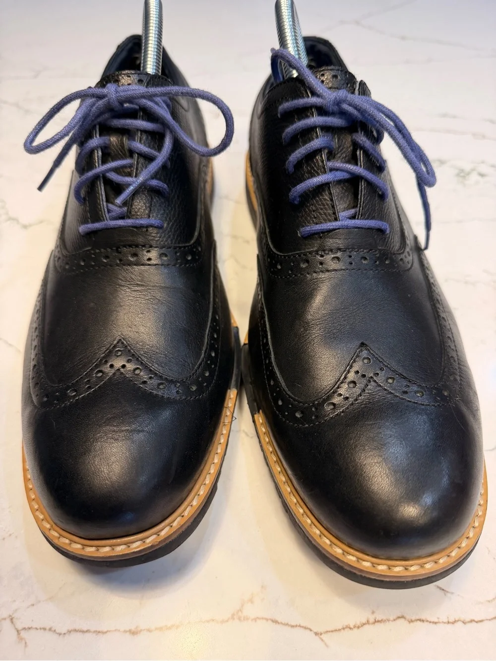 Cole Haan Cooper Square Wingtip Oxfords, men’s size 9.5 black
